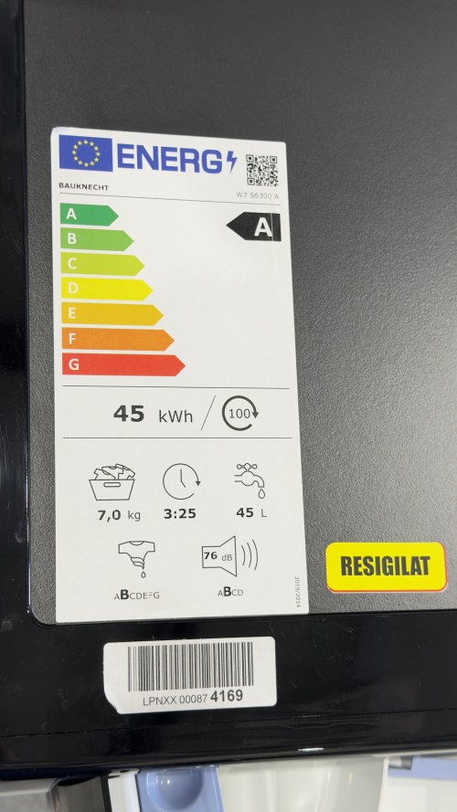 Bauknecht 7 kg, W7 S6300 A Mașină de spălat rufe 1400 rpm import Germania 🇩🇪