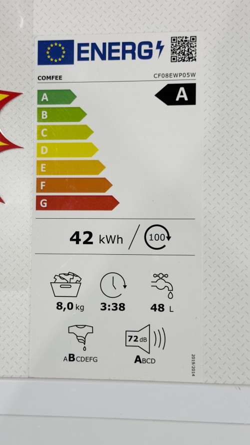 Comfee 8 kg, CF08EWP05W Mașină de spălat rufe import Germania 🇩🇪