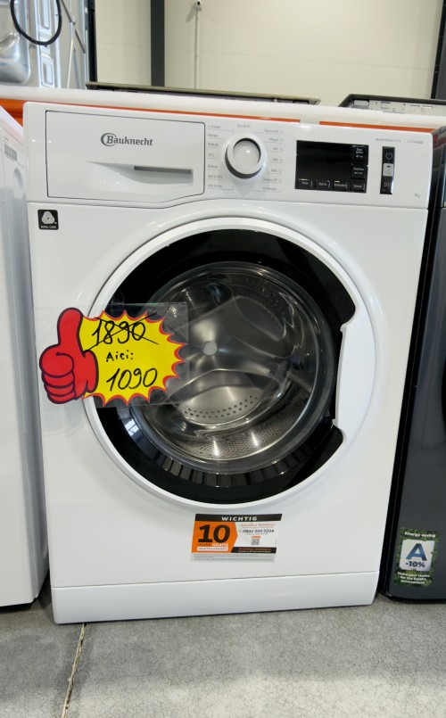 Bauknecht 7 kg, W Active 711 A – Mașină de spălat rufe Clasa A, Motor Inverter, Steam