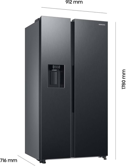 Samsung 634 L, RS6GCG885DB1, Side by Side, Clasa D, Ice & Water Dispenser – import Germania 🇩🇪