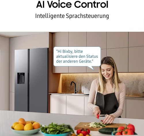 Samsung 634 L, RS80F66KBF, Side by Side, Clasa B, Ice & Water Dispenser – import Germania 🇩🇪