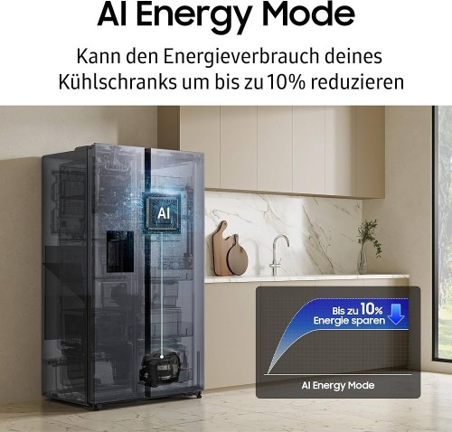 Samsung 634 L, RS80F66KBF, Side by Side, Clasa B, Ice & Water Dispenser – import Germania 🇩🇪