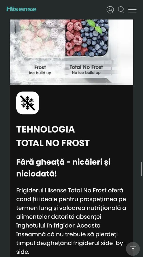 Hisense 470 L, RQ5P470SMFE, French doors Multi Door, Clasa E, Dispenser apă – import Germania 🇩🇪