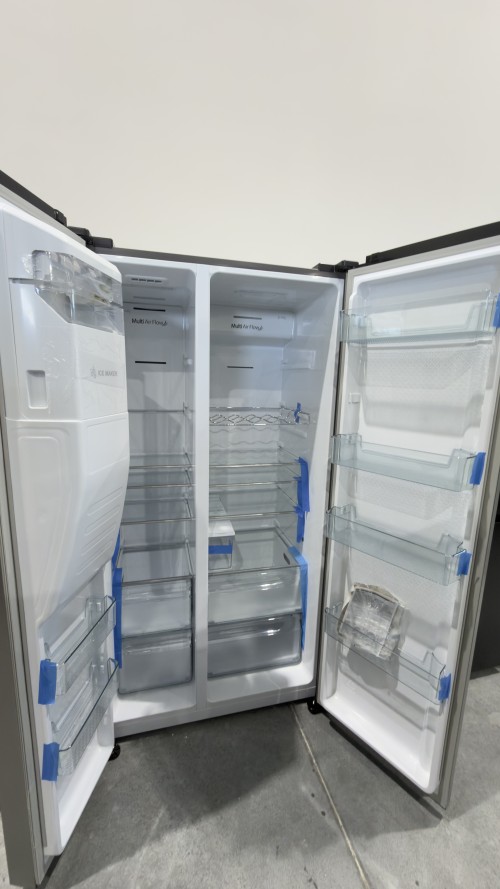 Hisense 566 L, RS5P535NTCE, Side by Side, Clasa E, Dispenser apă & gheață – import Germania 🇩🇪