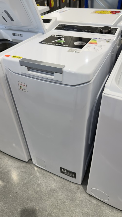 Haier 7 kg, THASNQ476TM5-84 – Mașină de spălat rufe cu încărcare verticală, 7 kg, clasa A T Series 7 – 1.400 rot/min, motor Inverter, abur și conectivitate Wi-Fi