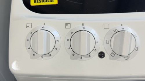 Electrolux 55cm, EKC4011AOW, aragaz electric cu plită vitroceramică, cuptor de 77 L, Clasa A – import Germania 🇩🇪