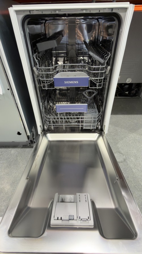 Siemens 10 seturi, SR63EX24KB, mașină de spălat vase încorporabilă 45 cm, Clasa C – import Germania 🇩🇪