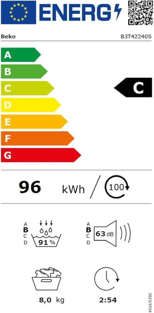 Beko 8 kg, B3T42240S uscător rufe cu pompă de căldură SteamCure RecycledDry import Germania 🇩🇪