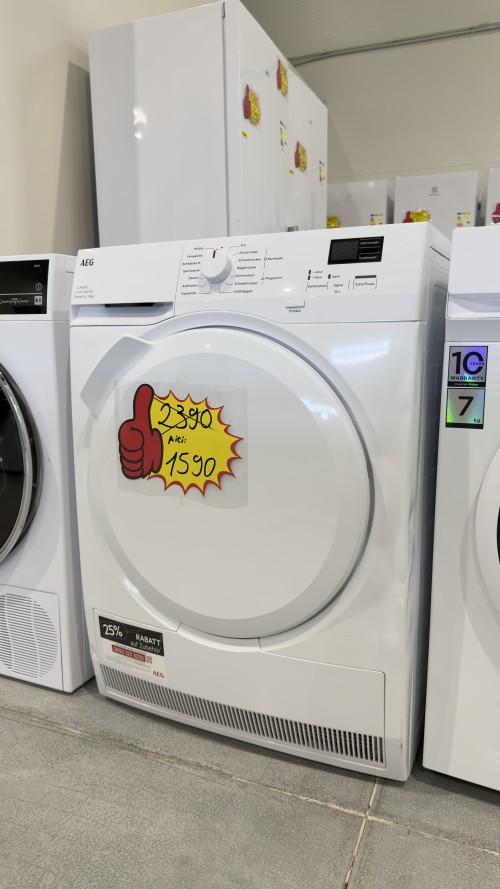 AEG 8 kg, TR7C40588 uscător rufe pompă de căldură ProSense import Germania 🇩🇪