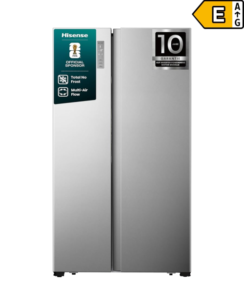 Hisense 519L, RS677N4BIE Side by Side inox No Frost import Germania 🇩🇪
