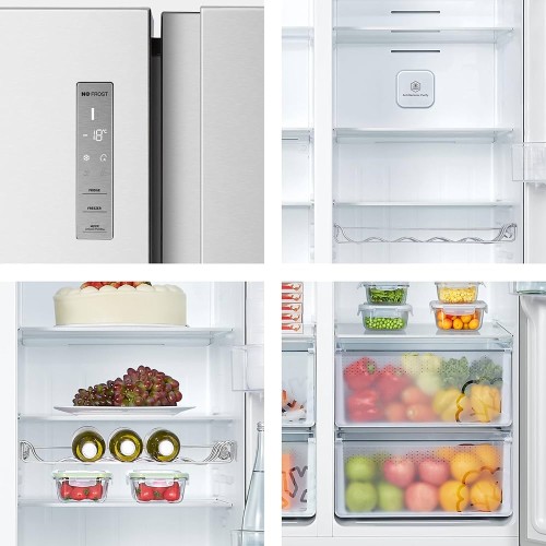 Hisense 519L, RS677N4BIE Side by Side inox No Frost import Germania 🇩🇪
