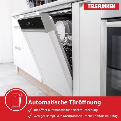 TELEFUNKEN 12 seturi, GET6012DI Mașină de spălat vase incorporabilă Clasa D import Germania 🇩🇪