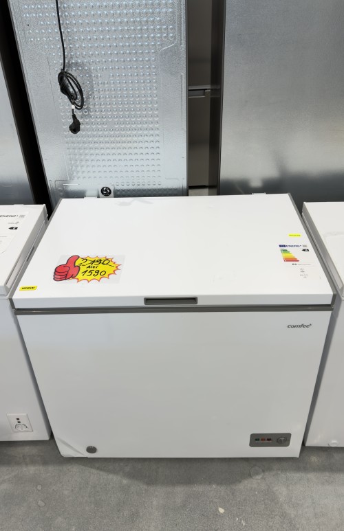 COMFEE 200L, RCC201WH6(E) – Ladă frigorifică Clasa A, inverter, import Germania 🇩🇪