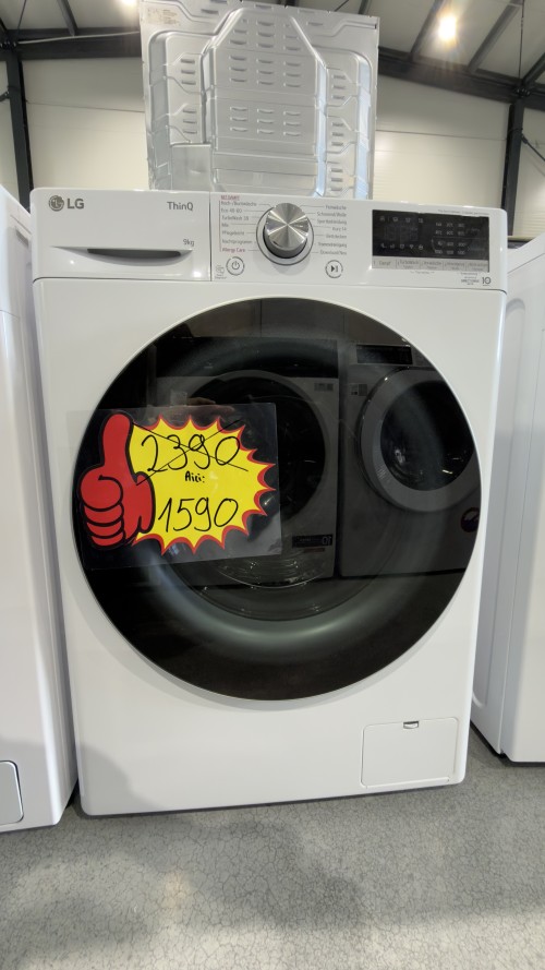 LG 9 kg, F4WV709P1E – Mașină de spălat Clasa A, Steam, TurboWash 360°, WiFi, import Germania 🇩🇪