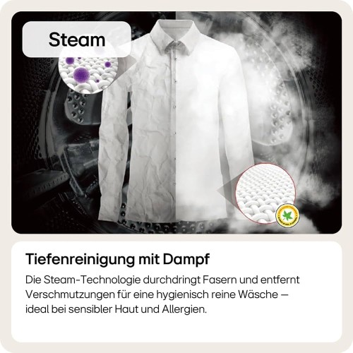 LG 9 kg, F4WV709P1E – Mașină de spălat Clasa A, Steam, TurboWash 360°, WiFi, import Germania 🇩🇪