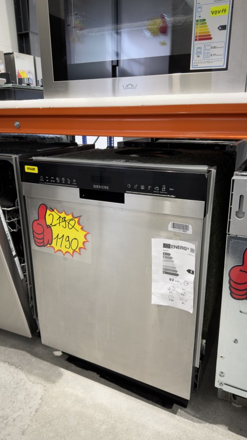 Siemens 12 seturi, SE43HS41TE – Mașină de spălat vase incorporabilă Clasa E, iQ300, import Germania 🇩🇪