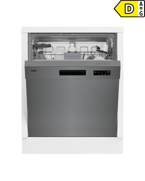 Beko 14 seturi, BDUN15430X – Mașină de spălat vase incorporabilă Clasa D, SelfDry, import Germania 🇩🇪