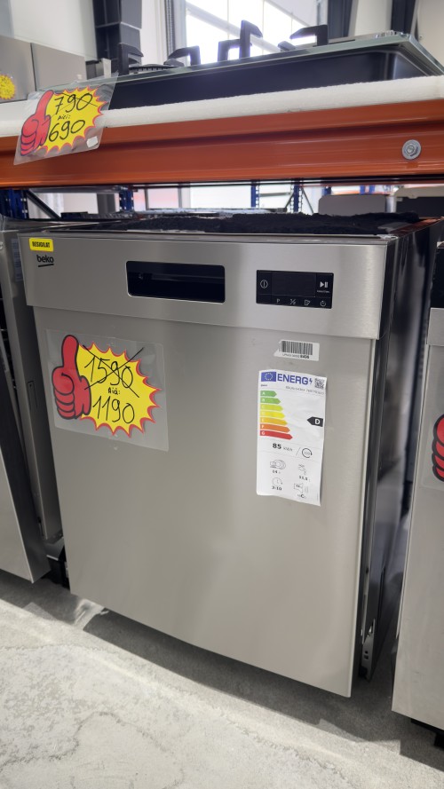 Beko 14 seturi, BDUN15430X – Mașină de spălat vase incorporabilă Clasa D, SelfDry, import Germania 🇩🇪