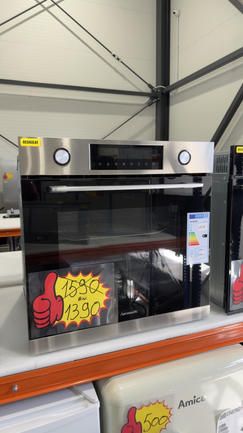 Hanseatic 72L, HBO7212A1 – Cuptor incorporabil A+, inox, display touch, import Germania 🇩🇪
