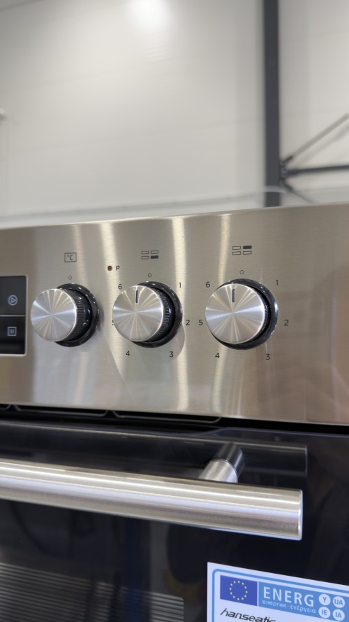 Set cuptor + plită vitroceramică Hanseatic HB70AS+HC46CB – 70L, 60cm Clasa A, display digital, import Germania 🇩🇪