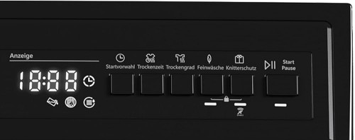 Telefunken 7 kg, T-11-400-B – Uscător de rufe Condensare, Black, import Germania 🇩🇪