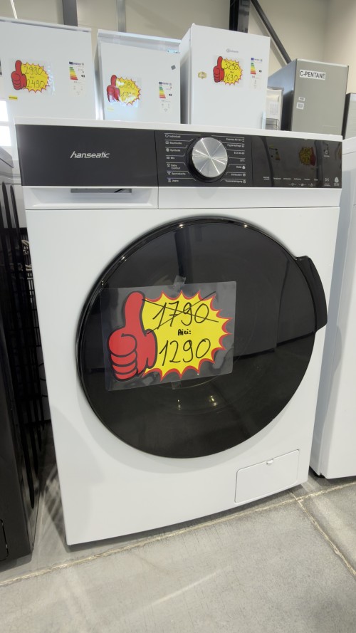 Hanseatic 7 kg, HWMM1714A2 – Mașină de spălat Clasa A, 1400 RPM, Slim 48 cm, import Germania 🇩🇪
