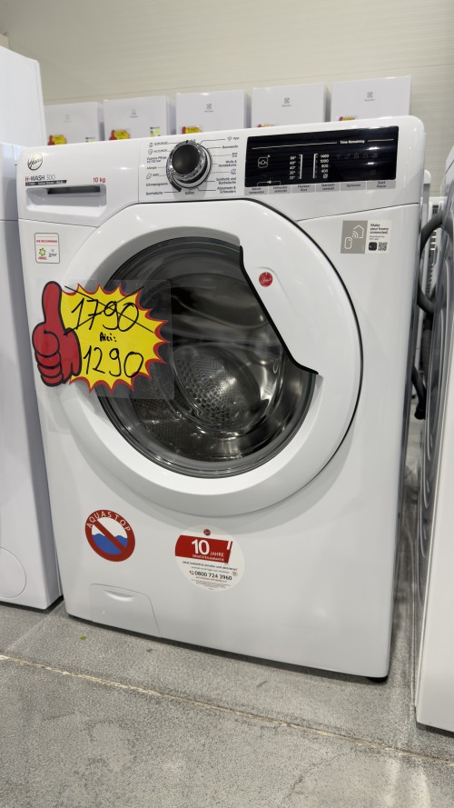Hoover 10 kg, H3WOSQ4105TA4-84 – Mașină de spălat rufe 1400 rpm, Clasa B, Wi-Fi, import Germania 🇩🇪