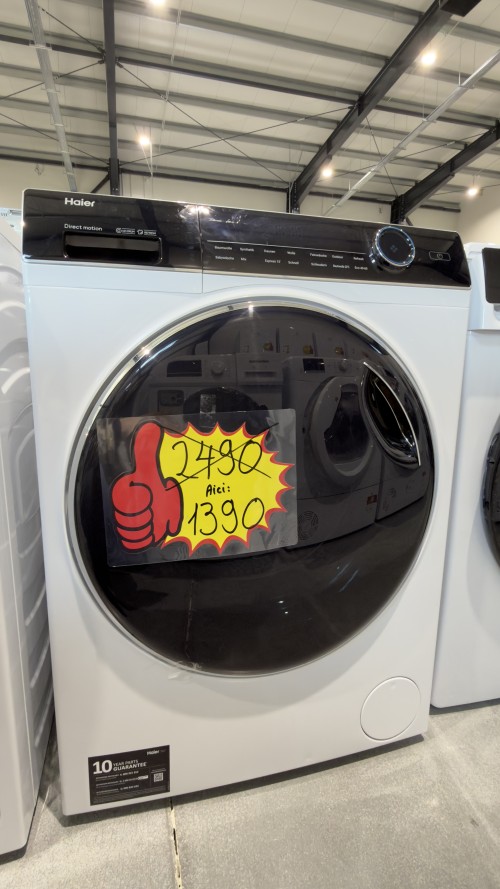 Haier 8 kg, HW80-B14979TU1, mașină de spălat rufe 1400 rpm, Clasa A, Direct Motion – import Germania 🇩🇪