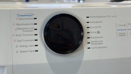 Midea 8/6 kg, MF200D86WB-14EAS – Mașină de spălat cu uscător, SteamCare, Inverter, Clasa E/A, import Germania 🇩🇪