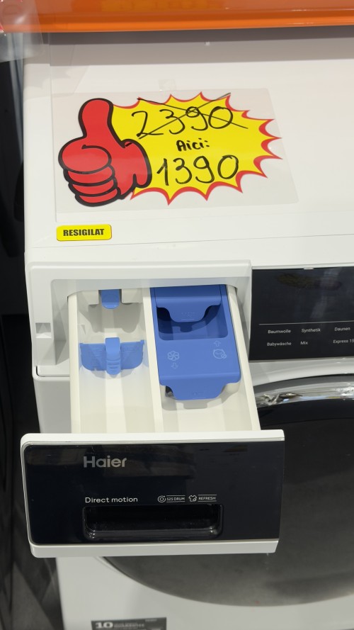 Haier 8 kg, HW80-B14979TU1, mașină de spălat rufe 1400 rpm, Clasa A, Direct Motion – import Germania 🇩🇪