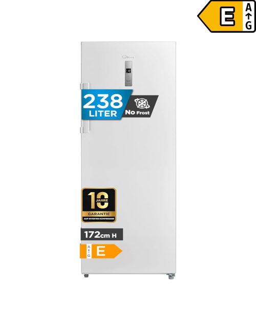Midea 238L, MDRU333FZE01 – Congelator vertical No Frost, convertibil în frigider și congelator, import Germania 🇩🇪
