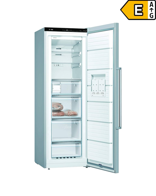 Bosch 242L, GSN36AIEP – Congelator vertical No Frost, Seria 6, inox antiamprentă, import Germania 🇩🇪