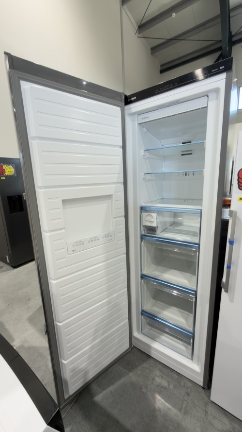 Bosch 242L, GSN36AIEP – Congelator vertical No Frost, Seria 6, inox antiamprentă, import Germania 🇩🇪