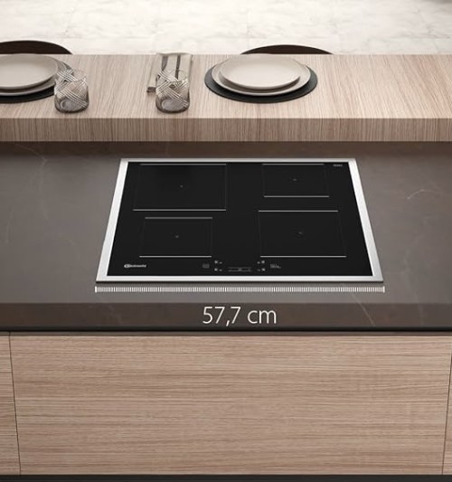Bauknecht 57.7cm, BQ 2760S FT – Plită cu inducție 4 zone, Schott Ceran, Booster, 7.2 kW, import Germania 🇩🇪