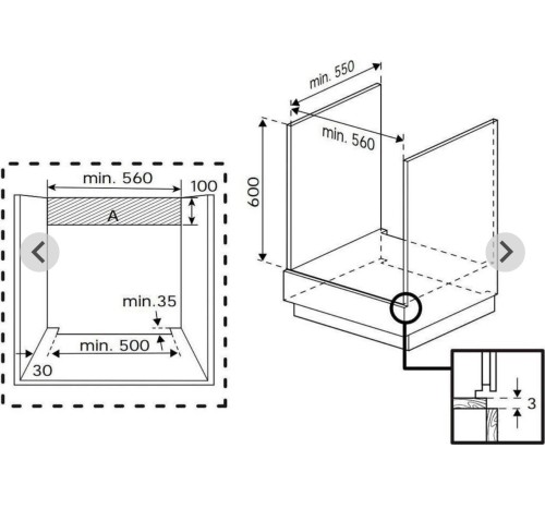 Beko 72L, BBIM12300X –Cuptor electric încorporabil inox, Clasa A, ventilator