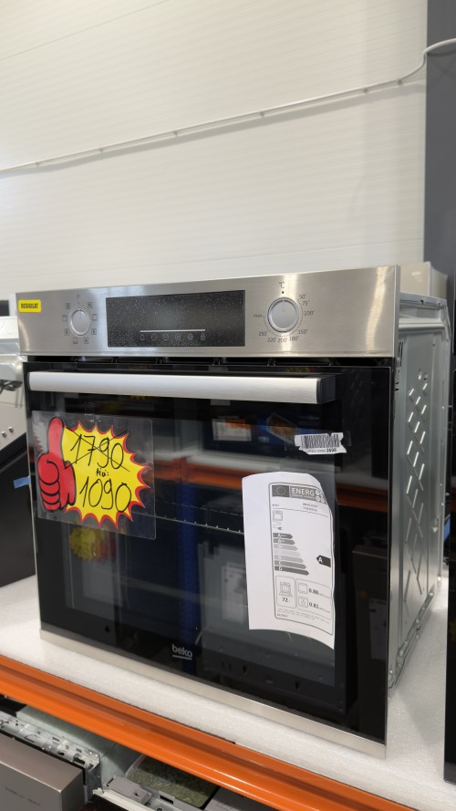 Beko 72L, BBIM12300X –Cuptor electric încorporabil inox, Clasa A, ventilator