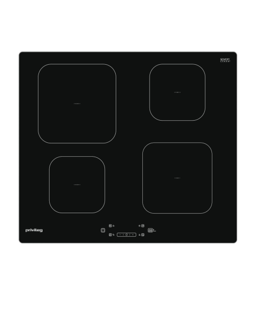 Privileg 60cm, PS 15Q60 AL – Plită cu inducție 4 zone, Booster, Push&Go, Schott Ceran, import Germania 🇩🇪