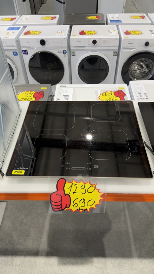 Privileg 60cm, PS 15Q60 AL – Plită cu inducție 4 zone, Booster, Push&Go, Schott Ceran, import Germania 🇩🇪