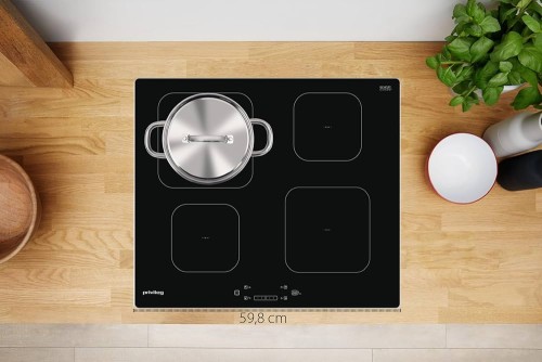 Privileg 60cm, PS 15Q60 AL – Plită cu inducție 4 zone, Booster, Push&Go, Schott Ceran, import Germania 🇩🇪