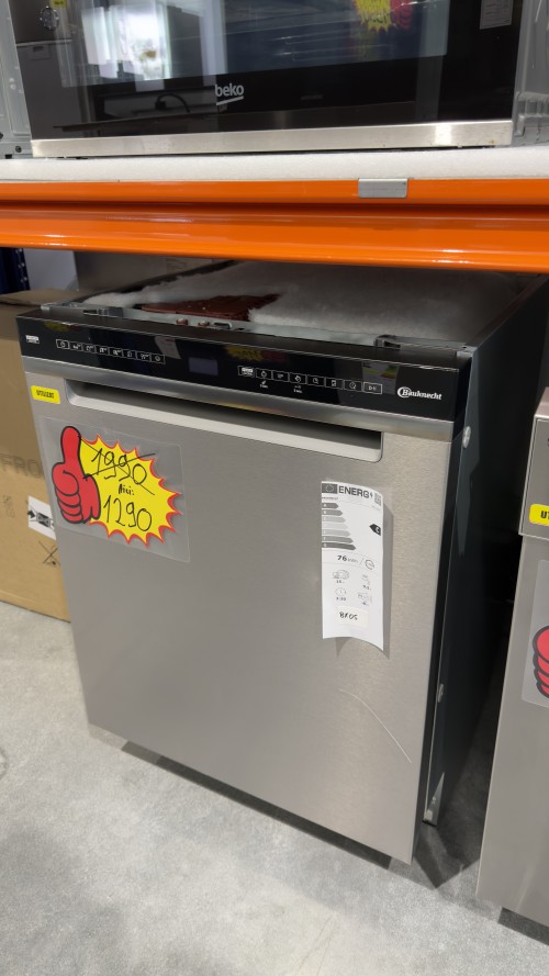 Bauknecht 15 seturi, B7U HS41 X, Mașină de spălat vase Clasa C, PowerClean Pro, import Germania 🇩🇪