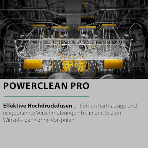 Bauknecht 15 seturi, B7U HS41 X, Mașină de spălat vase Clasa C, PowerClean Pro, import Germania 🇩🇪