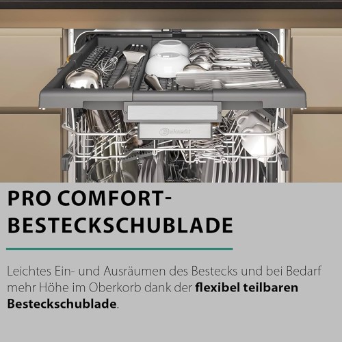Bauknecht 15 seturi, B7U HS41 X, Mașină de spălat vase Clasa C, PowerClean Pro, import Germania 🇩🇪