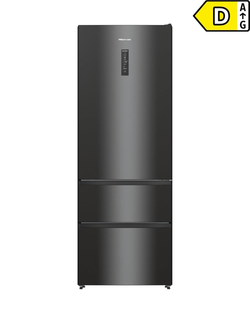 Hisense 368L, RM469N4AFD1, Combină frigorifică No Frost, Metal Cooling, Convert Zone, Clasa D, import Germania 🇩🇪