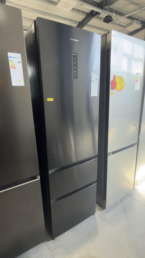 Hisense 368L, RM469N4AFD1, Combină frigorifică No Frost, Metal Cooling, Convert Zone, Clasa D, import Germania 🇩🇪