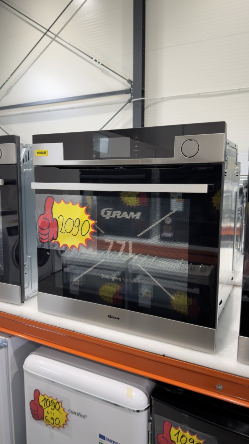 Gram 77L, IOD 20690-94 X, Cuptor încorporabil sondă de temperatură, display TFT, A+, import Danemarca 🇩🇰