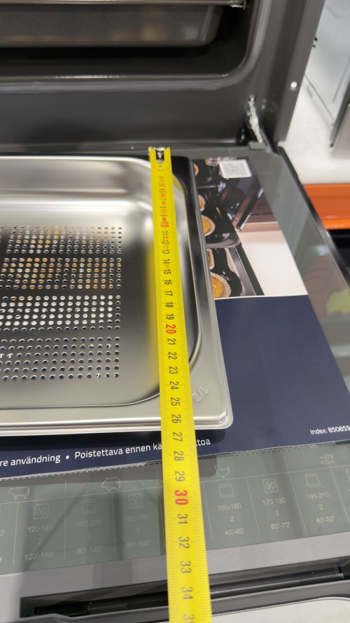 Gram 77L, IOD 20690-94 X, Cuptor încorporabil sondă de temperatură, display TFT, A+, import Danemarca 🇩🇰