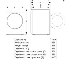 Hisense 10.5 kg, WF511045BWC, Mașină de spălat rufe 1400 rpm, Clasa A, Auto Dosing, WiFi, import Germania 🇩🇪