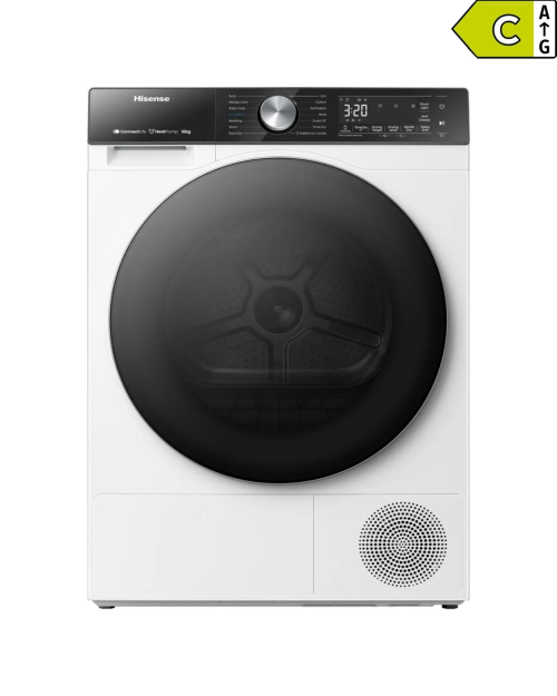 Hisense 10 kg, DH5S102BW, Uscător de rufe pompă de căldură, WiFi, Clasa C, import Germania 🇩🇪