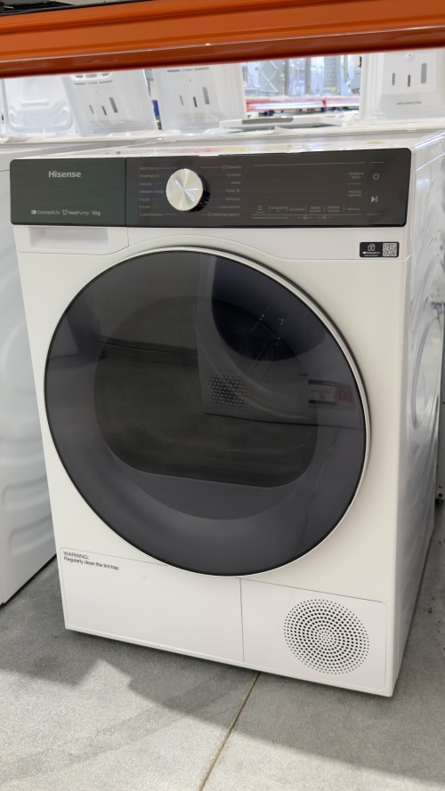 Hisense 10 kg, DH5S102BW, Uscător de rufe pompă de căldură, WiFi, Clasa C, import Germania 🇩🇪