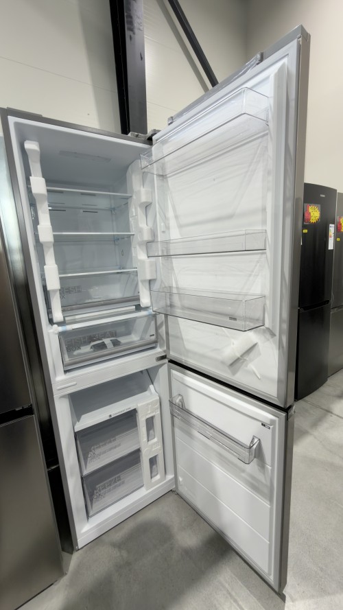 Midea 338L, MERB345MGC02 – Combină frigorifică No Frost, Clasa C, inox, import Germania 🇩🇪